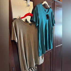 Torrid linen blend crew neck tees